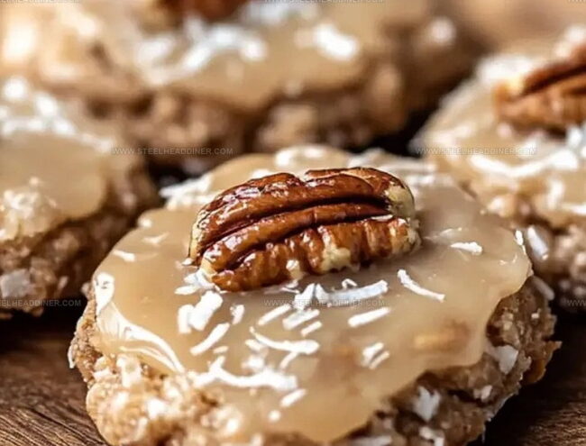 Tips For Perfect No-Bake Coconut Pecan Praline Cookies