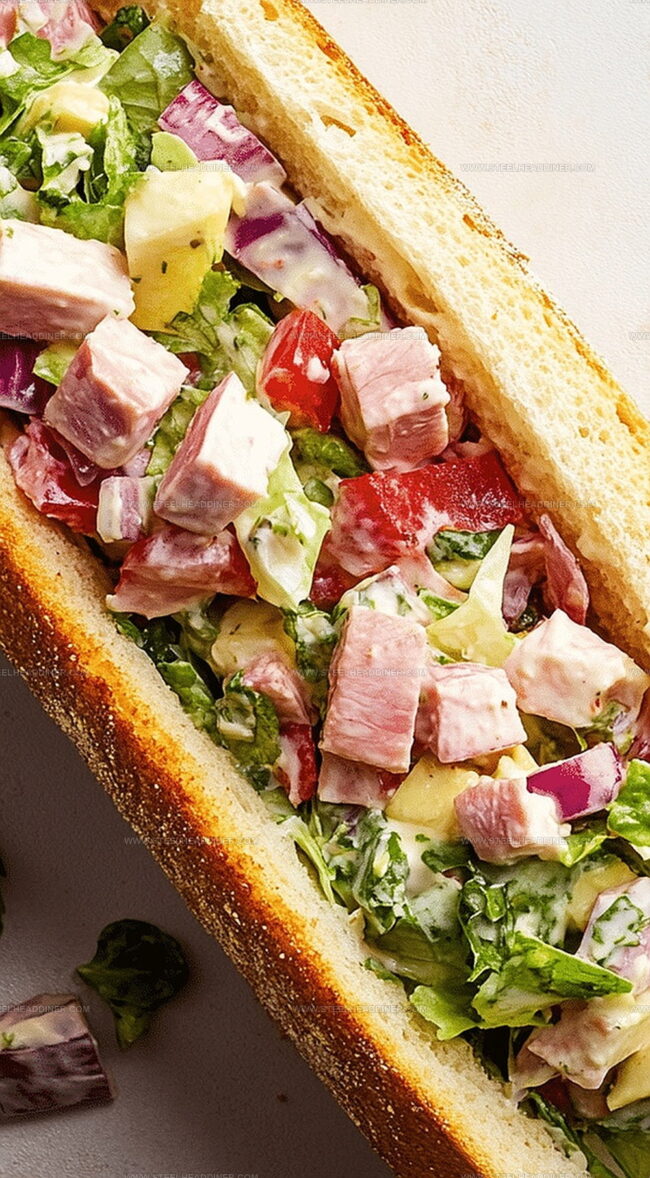 Helpful Hints For Italian Chopped Salad Sandwich
