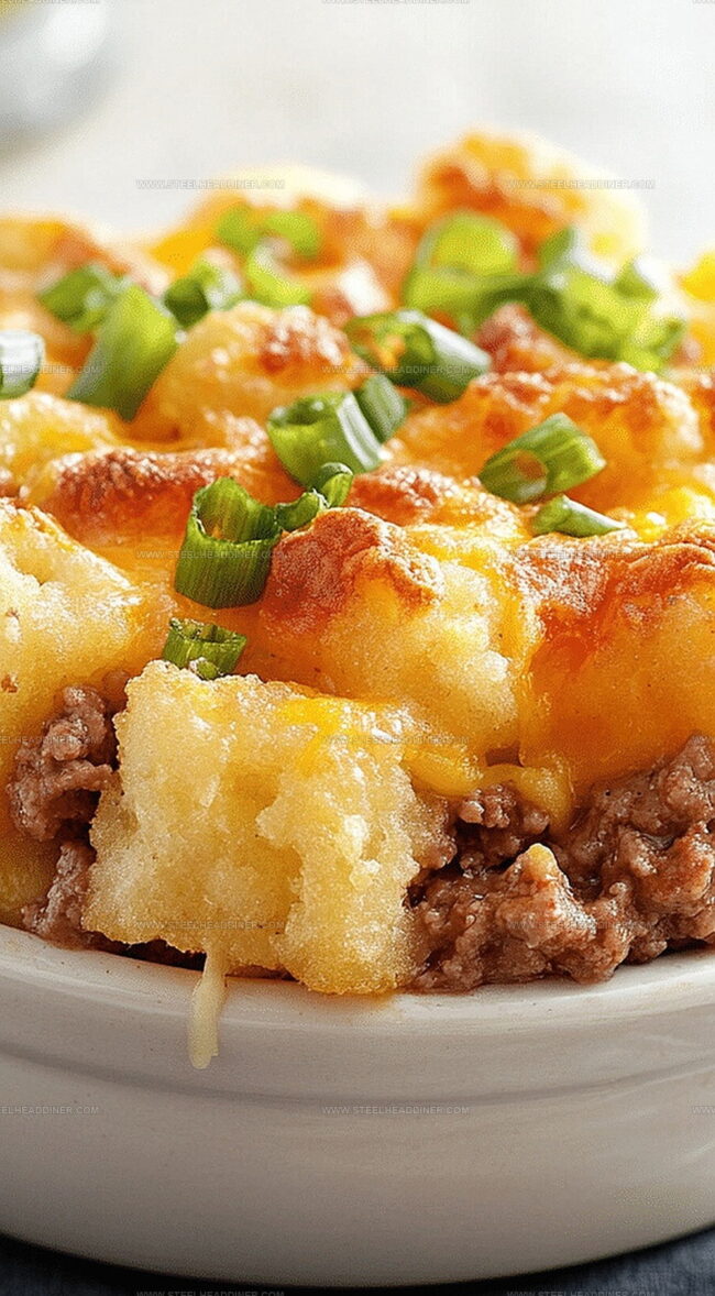 Tater Tot Casserole With Ground Beef Everyone Loves