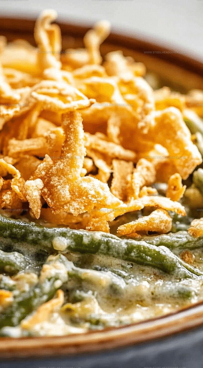 Crockpot Green Bean Casserole - A Comforting Holiday Favorite