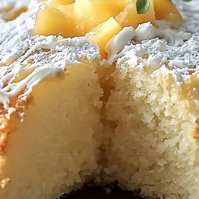 Pina Colada Pound Cake That Brings Tropical Joy