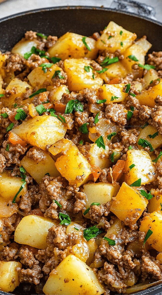 Ground Beef And Potatoes Skillet - Quick, Savory Dinner Fix