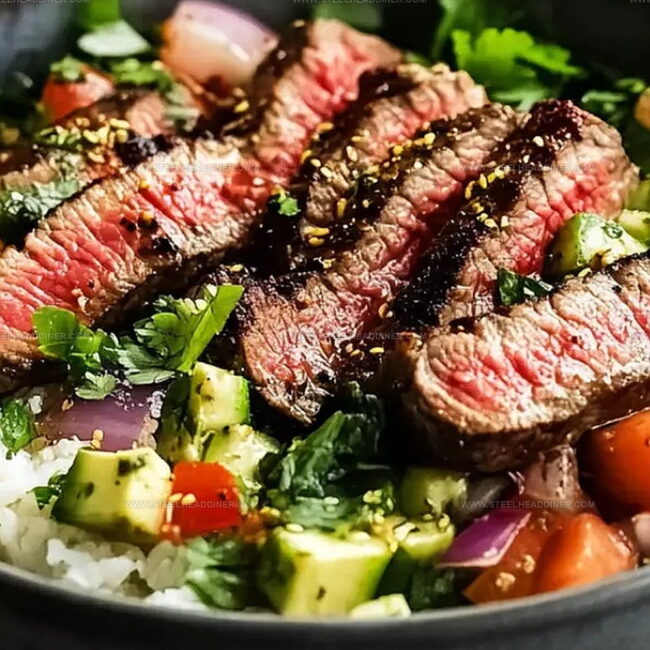 Mediterranean Steak Bowls Bursting with Flavor