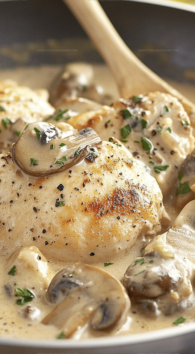 Why Skillet Asiago Chicken and Mushrooms Is Delicious