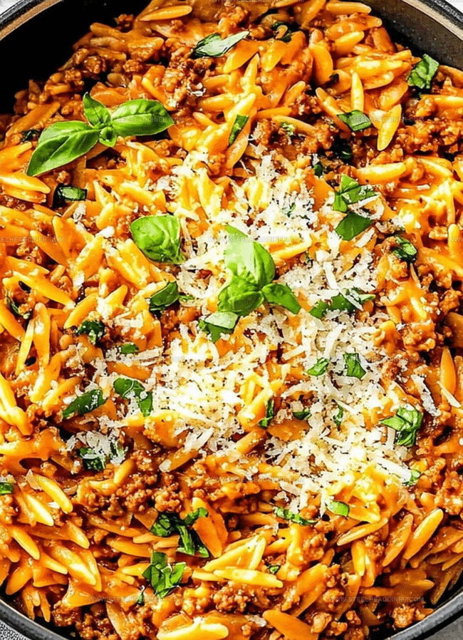 Flavor Twists for Creamy Ground Beef Orzo