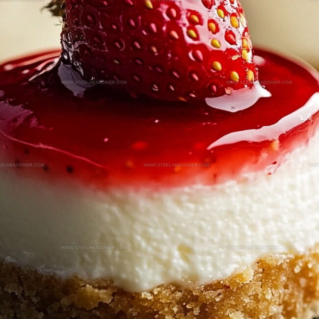 Mini Strawberry Cheesecakes Bite-Sized Treats