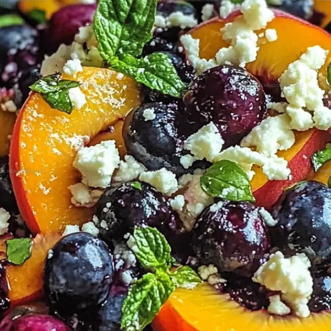 Reasons To Enjoy Blueberry Peach Feta Salad