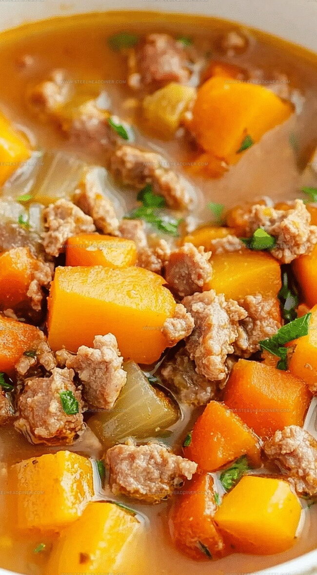 Sausage Sweet Potato Soup Bursting With Flavor