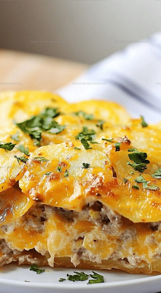 Why Cheesy Hamburger Potato Casserole Is So Loved