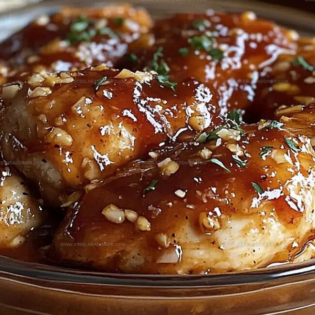 High Protein Honey BBQ Chicken with Creamy Garlic Parmesan Potatoes