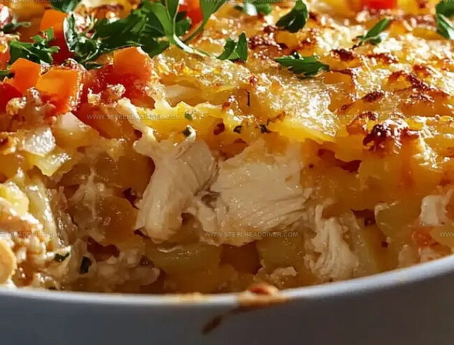 How to Bake Chicken Hashbrown Casserole