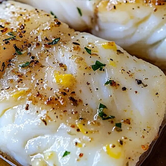 Easy Baked Cod with Lemon and Garlic - Light and Flavorful