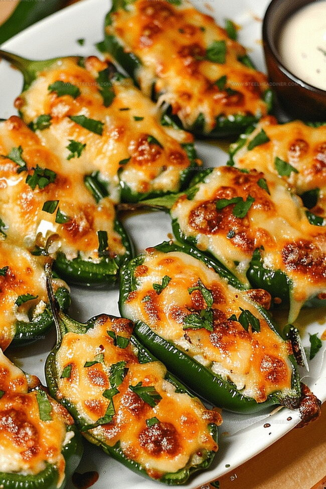 Spicy Stuffed Jalapenos Filled With Creamy Goodness