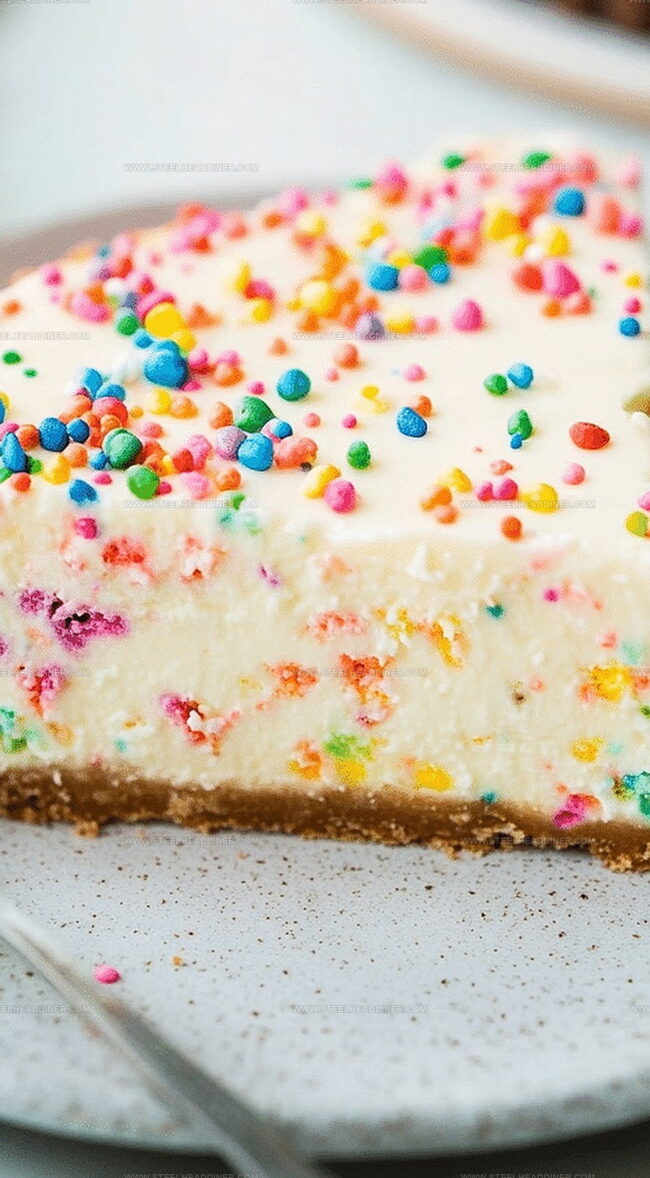 Funfetti Cheesecake Makes Parties Better