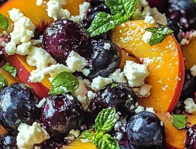Helpful Hints For Blueberry Peach Feta Salad