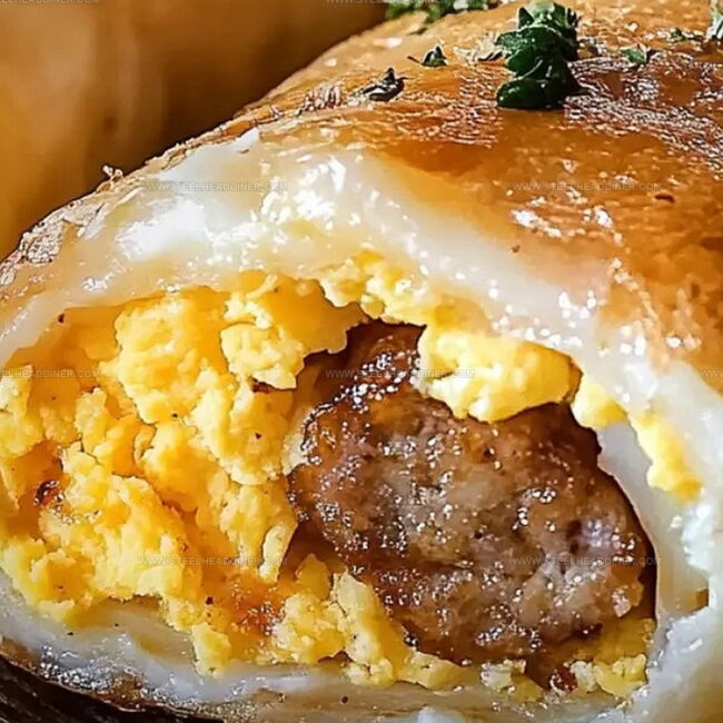 Savory Sausage Egg Cheese Roll-Ups