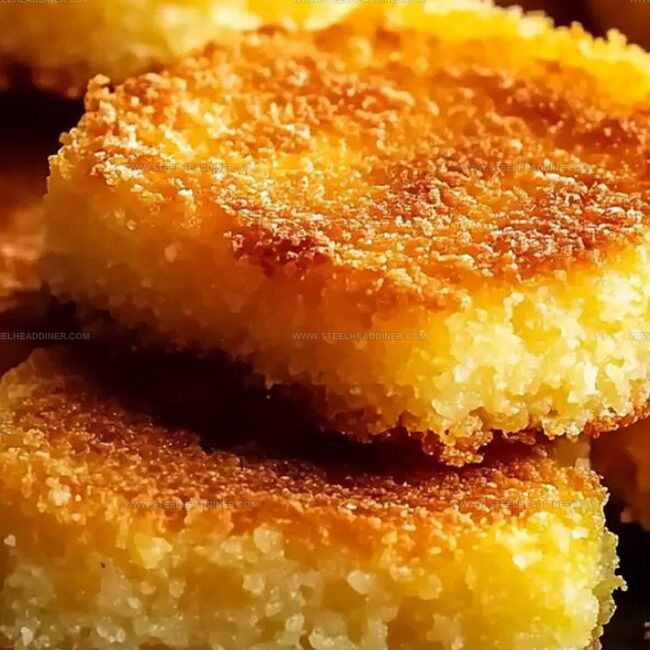 Crispy Fried Cornbread That Crunches