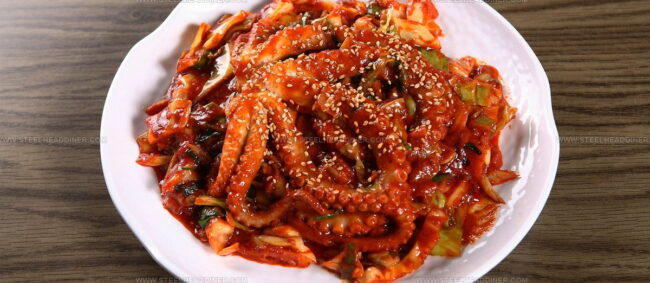 Stir-Fried Octopus (Nakji Bokkeum)