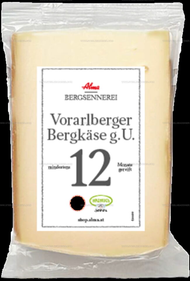 Alma Cheese Alma Vorarlberger Bergkase Mind. 12 Monate Gereift