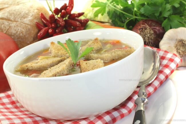 Czech Bread Soup (Chlebova Polevka)